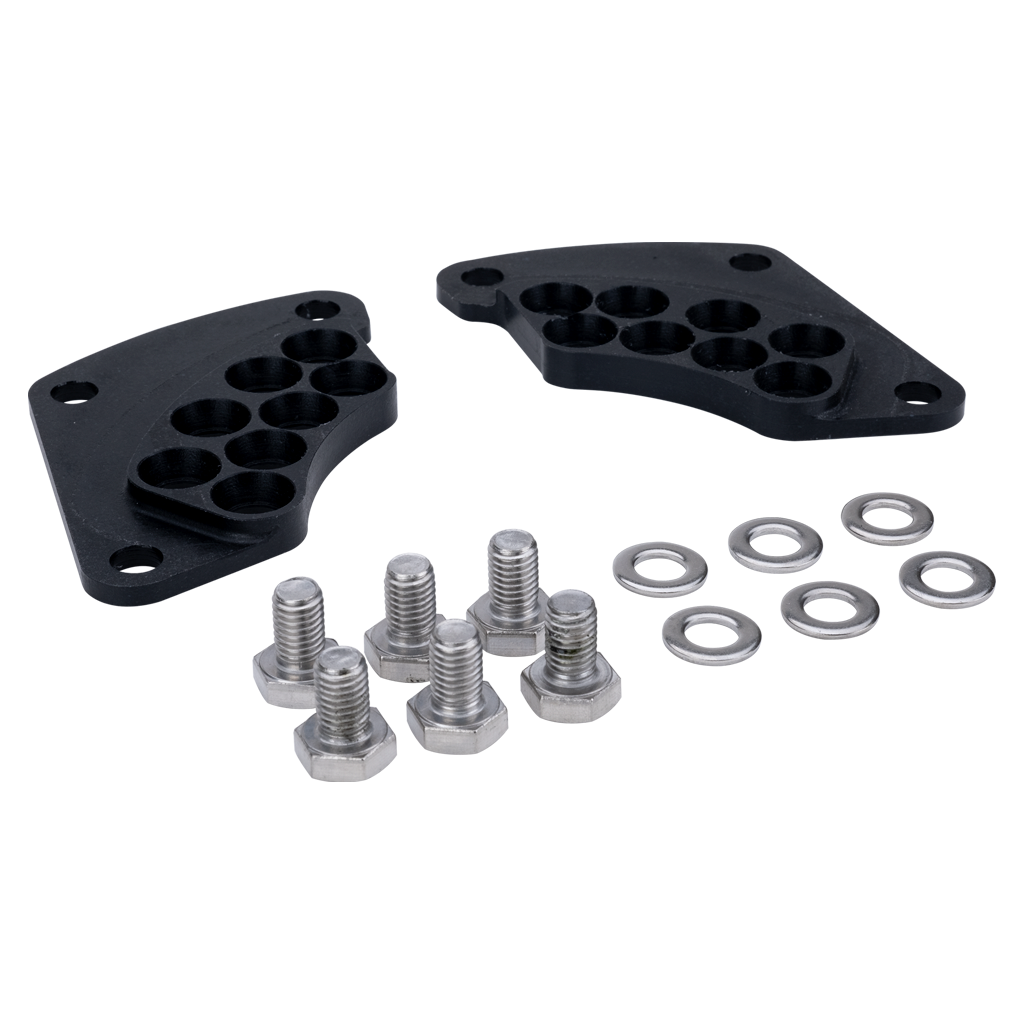 Set of valve ball guides