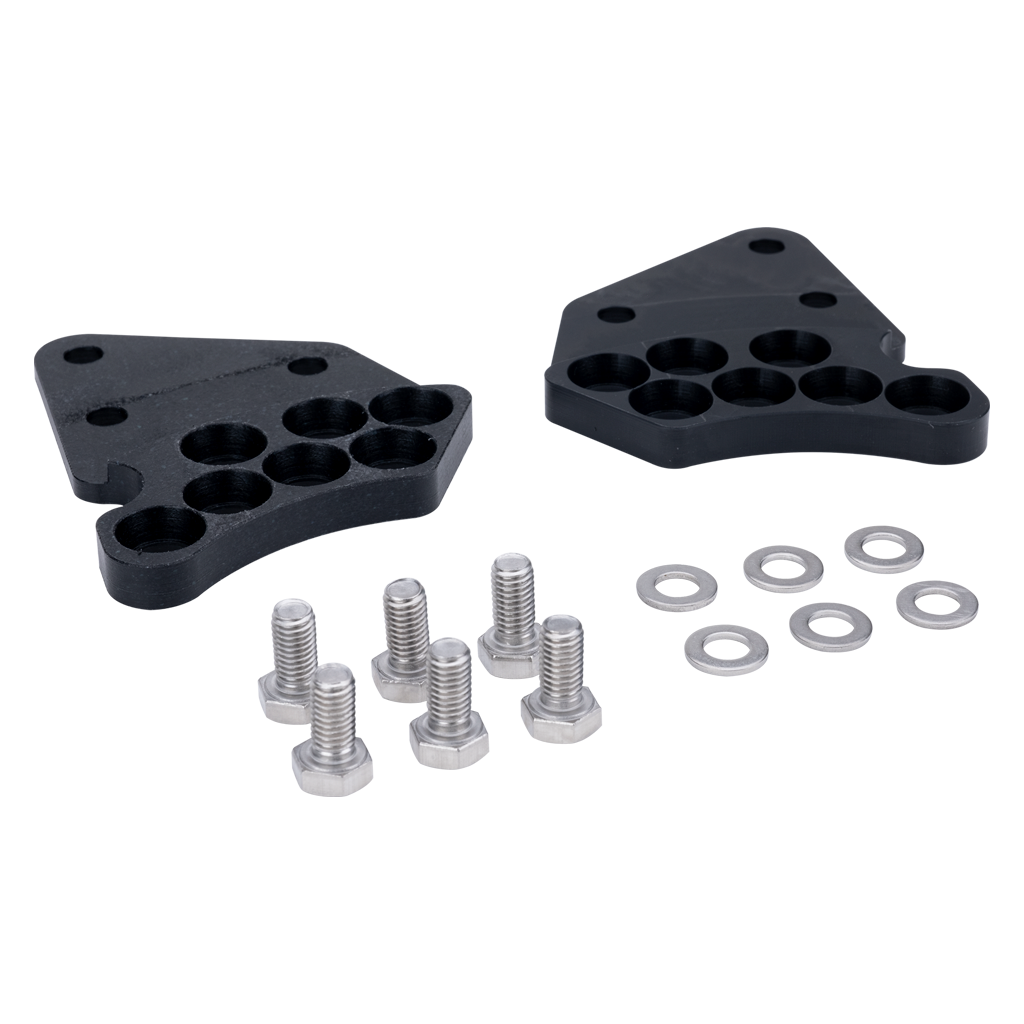 Set of valve ball guides