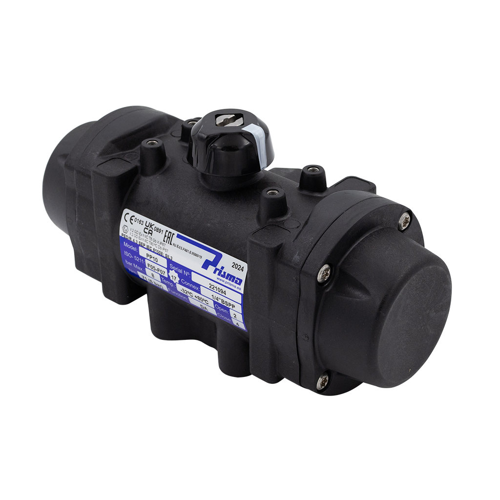 Actuator for 4way valve DN80