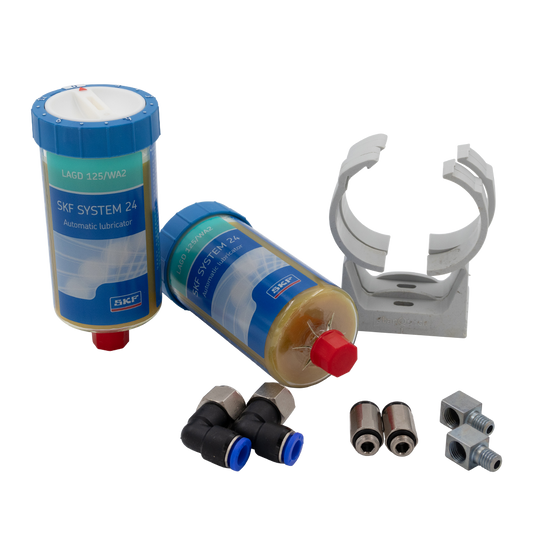 Automatic lubrication set