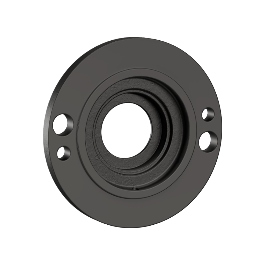 Bearing cover shaft end