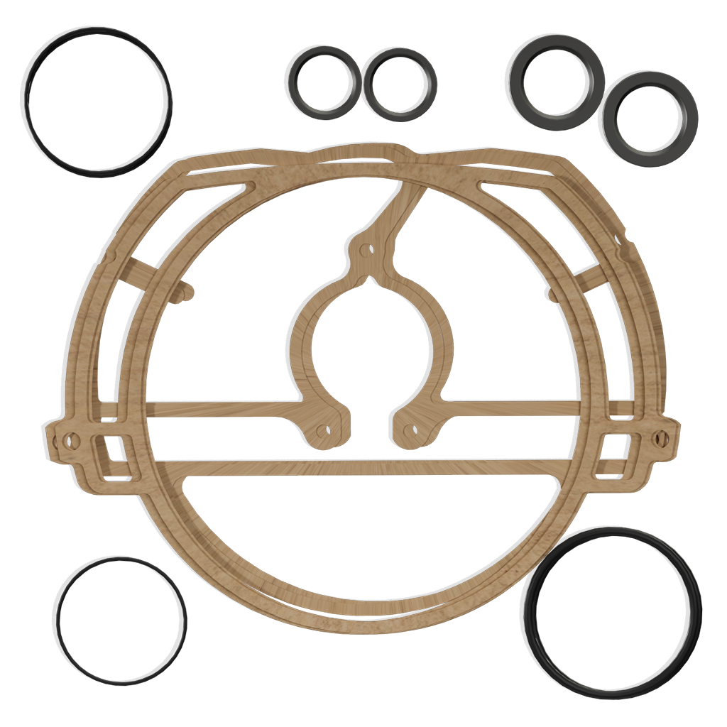 Set of gaskets